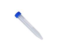 feedal Tube de centrifugeuse en plastique 15 ml - Conteneur de stockage de fiole - Tubes à essai en polypropylène pour laboratoire - Tubes à essai gradués - Bouchon à vis
