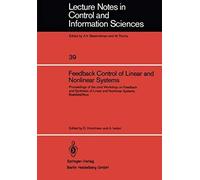 Feedback Control Of Linear And Nonlinear Systems