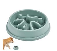 Feeder anti-fulping - plateau de repas amusant, bassin alimentaire texturé | Encourage la conception de processus de mastication plus lente, empêche les problèmes de santé à la consommation rapide à l