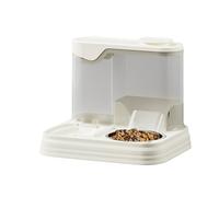 Feeder Automatic Cat | Les aliments pour chiens et bol d'eau set Automatic Pet Feeder - Cat Feeder - Food and Water Dispenser for Cats | Dog Food and Water Bowl Set, Large Capacity