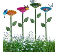 Feeder d'abeille, Tasse d'abeille - 4X Feeder Pollinator - Supplies Anti-noyeuse pour l'hydratation des rubanons Hydratation Backyard Farms Butterfly Habitats