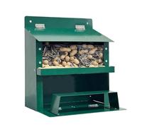 Feeder D'écureuil - 20,5x15.8x23cm House Squirrel | Décoration Offre D'hiver Metal House Feeder | Arrière-cour À L'épreuve Des Intempéries Nourrir La Décoration De L'approvisionnement Alimentaire D'hi