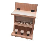 Feeder pour écureuils, mangeoire d'écureuil à barre de noix,Station d'alimentation en bois | Grande grande ouverture à l'ouverture de la faune de nouveauté drôle pour les jardins des jardins à l'extér