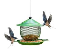 Feeders for Outdoors, Automatic Feeding System Large Capacity Dispenser, Squirrel Proof Bluebird Feeder, Durable Hanging Feeder for Garden Patio Backyard Front Yard Balcony Deck Lawn