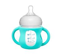 Feeding Bottle Handle, Silicone Grip Sleeve, Nursing Aid with Comfortable Control, Formula Transition Tool with Secure Fit, 4.33x4.33x2.56 inches Accessory, Training Support for Milk Water Home