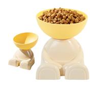 Feeding Bowl - PP, 5.71x5.12x5.12in Feeding Dish Ergonomic Pet Feeder | Comfortable Cat & Dog Bowl Stable & Durable Design, Pet Food Dish For Indoor, Use, Outdoor Use, Apartments, Balconies