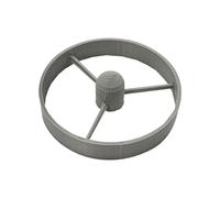 Feeding Ring, Floating Fish Ring, Round Tank Accessory, Breeding Tools for Guppy, Betta, Turtle, Freshwater and Saltwater Aquariums, 3.15x2.36 inches 6.7g Gray Abs