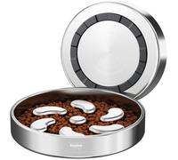 Feedoo Gamelle pour Chien à Alimentation Lente, Double Couche en Acier Inoxydable de qualité Alimentaire, Robuste avec Base en Caoutchouc antidérapant, capacité de 3 Tasses pour Chiens de Petite et