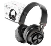 Feegar Casque Bluetooth sur oreille, 65 heures de lecture et ANC, BT 5.4 sans fil avec microphone, Hi-Fi stéréo, pliable, léger, basses profondes pour la maison, le bureau, téléphone portable, PC