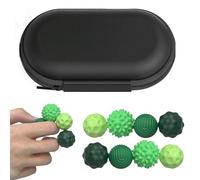 Feegela 8 Pierres Balles magnétiques Anti-Stress, Jouets Sensoriels Décompression pour Enfants et Adultes, Outil de Relaxation pour Gestion du Stress, TDAH, Autisme (Vert)