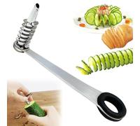Feegela Spiraliseur Légumes en Acier Inoxydable, Spiraliseur Courgette et Pomme de Terre, Courgette Spaghettis - Découpeur Spiral Multifonction pour Légumes et Fruits
