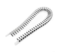 Feegow Adaptateur de clou de chaîne pour perceuse électrique, outil de travail du bois automatique avec profondeur réglable, comprend 50 vis de chaîne et un foret cruciforme, plastique + acier