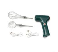 Feegow Batteur à main électrique rechargeable par USB pour la cuisson de gâteaux, batteur à œufs, fouet, crème, beurre, sauce au beurre, design vertical, fonctionnement silencieux, appareil de cuisine