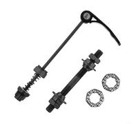 Feegow Bicyclette pour brochettes à dégagement rapide avant arrière en | Construction en acier à haute teneur en carbone, roulements de moyeu de 25 mm, essieu avant arrière, compatible avec