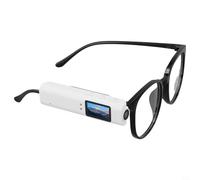 Feegow Caméra vidéo 2K portable avec objectif grand angle de 110°, enregistrement en boucle et design étanche pour sports d'action et aventures en plein air (blanc)