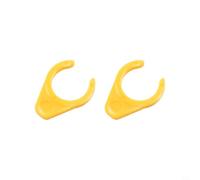 Feegow Capuchon de verrouillage de pédale en plastique ABS, verrou de pédale de vélo pliable, mécanisme de pliage de pédale de vélo, clip de pédale anti-desserrage (jaune)