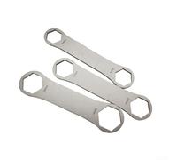 Feegow Clé plate en acier inoxydable 170 mm pour modèles RockShox B/C/D | Design à double tête, deux tailles en un seul outil, pour une application polyvalente, commutation rapide