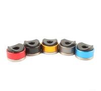 Feegow Glissière à dégagement rapide pour vélo, embout brochette en alliage, accessoire d'essieu de roue de vélo (noir)