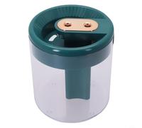 Feegow Humidificateur à brume froide de 2 L - Humidificateur de chambre à coucher ultra silencieux de 36 dB avec deux buses de pulvérisation, humidité, compatible USB-C, design compact de 131 mm (vert