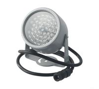 Feegow Illuminateur infrarouge 48 LED pour caméras de vidéosurveillance de sécurité, 850 Nm pour vision nocturne avec boîtier en aluminium résistant aux intempéries IP66, angle de faisceau de 60°