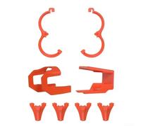 Feegow Kit de protection d'hélice pour caméra drone DJI NEO2, lentille de cardan, accessoires de protection contre les rayures, barre de protection anti-collision pour drones (orange)