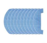 Feegow Lot de 10 serpillères en microfibre, lavables de rechange, accessoires fiables pour robot aspirateur Ultenic D10, robustes