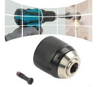 Feegow Mandrin de perceuse sans clé 1/2" avec vis à gauche pour DHP484 DDF484 DDF446 DDF482 BHP452 BDF453 BDF452, remplace 766008-1 763193-1, métal plastique