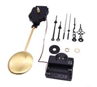Feegow Mécanisme d'horloge professionnel avec pendule de balayage et boîte à musique, kit de réparation d'horloge murale en métal pour horloge de grand-père, point de croix, image sans cadre