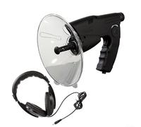 Feegow Microphone parabolique, monoculaire X8 fois longue distance, télescope d'écoute d'oiseaux avec écouteurs pour promener les brousses, observation des oiseaux