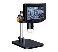 Feegow Misilmp Microscope numérique USB avec écran de 4,3" 1000x 1000x, vidéo 1080p pour adultes et enfants