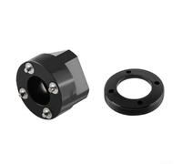 Feegow Outil de couvercle latéral pour pédalier Sram Dub 29 x 23 mm Compact | Alliage d'aluminium, finition CNC, anodisé noir, convient pour Sram pour doublure, empêche les dommages (type A)