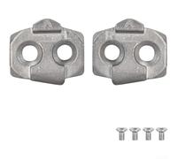 Feegow Paire d'entretoises de crampons pour VTT Argenté 3 x 2,7 cm | Acier inoxydable 304, résistant à la rouille, pour la boue humide, s'adapte au système Time, performance durable