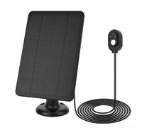 Feegow Panneau de charge solaire 10 W, panneau de surveillance solaire réglable à 360 ° pour ARLO Pro 3, pour Pro 5S, pour modèles Arlo Pro 4, modèles For2 Processus d'installation rapide