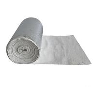 Feegow Rouleau d'isolation en fibre de céramique 1260 °C - 2 mm x 0,5 m x 1 m - Pour sol, plafond, toit, mur, couverture ignifuge