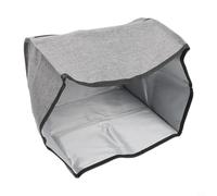 Feegow Surjeteuse machine à coudre avec poches de rangement, protection contre la poussière, étui en tissu Oxford facile à nettoyer, 31,5 x 29 x 28,5 cm (gris)