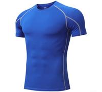 Feegow T-shirt athlétique extensible avec cartographie du corps | Mélange d'élasthanne élastique, s'étire avec le corps, soutient les muscles, permet un mouvement illimité