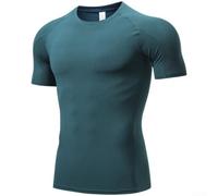 Feegow T-shirt athlétique extensible avec cartographie du corps | Mélange d'élasthanne élastique, s'étire avec le corps, soutient les muscles, permet un mouvement illimité