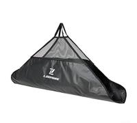 Feegow Tapis d'atterrissage de pêche avec protecteur de balance numérique, pour sangle de pesée en PVC pour pêche en mer, lac, rivière, mesure les poissons jusqu'à 120 cm, noir