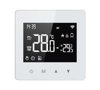 Feegow Thermostat intelligent - Thermostat de chauffage programmable tactile, thermostat d'ambiance alimenté par piles Wifi mural Smart Thermostat pour Tuya pour ZigBee