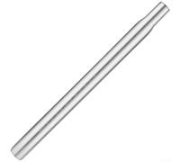 Feegow Tige de selle réglable en alliage d'aluminium avec graduations, usinée CNC, pour VTT, 25,4/27,2/28,6 mm x 350 mm, argent (27,2 x 350 mm)