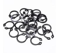 FEEIMOL Circlip E-Clips Anneau de Retenue en Acier Manganèse Bague de Retenue Externe 18mm (60 pcs)