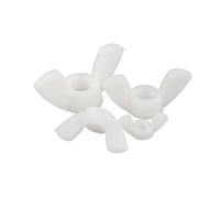 FEEIMOL Ecrou a Oreille en Plastique Écrous à Ailettes en Nylon Blanc M6 (10 pcs)