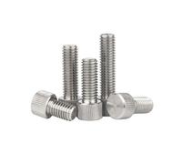 FEEIMOL Vis Moletées Vis Inox Vis à Main M5x40mm (6 pcs)