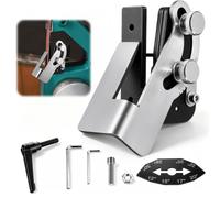 Feekoon Guide d'angle d'affûtage pour ponceuse à bande 1 x 30 10-45 degrés | Compatible avec les ponceuses à bande VEVOR, Bucktool et WEN 1x30, plaque d'angle prédéfinie, poignée en L