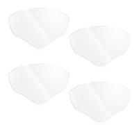 Feekoon Lot de 4 lentilles de rechange pour écran facial compatible avec S8550, compatible avec Honeywell/Uvex S8500/S8510, visière de protection de rechange, avec polycarbonate transparent, non