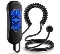 Feekoon Télécommande pour fauteuil élévateur, 6 boutons 7 broches avec chargement USB, ensemble de commandes manuelles inclinables électriques avec rétroéclairage, contrôleur manuel inclinable