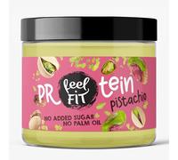Feel Fit Crème de Protéine à la Pistache, pâte à tartiner crémeuse à 24% de protéines, sans sucre, sans huile de palme, pauvre en sucre & végétalienne, low carb & keto 200g