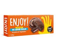 Feel FIT Enjoy! Brownie - Gâteaux à la crème au chocolat noir sans sucre ajouté et sans huile de palme 6x128 g