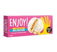 Feel FIT ENJOY! Milky Peanut, biscuits protéinés avec crème de cacahuète et glaçage aux cacahuètes dans du lait, sans sucre ajouté, bonbon Low Carb & Keto, Protein snack, adaptés aux diabetique, 96 g