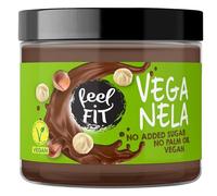 Feel FIT VEGANELA pâte à tartiner cacao et noisettes, sans sucre ajouté, sans huile de palme & vegan 200 g